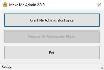 Make Me Admin UI